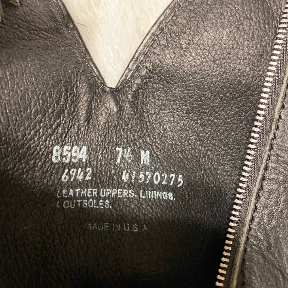 Genuine Leather “Jack Daniels” logo cowboy boots - Picture 3 of 5